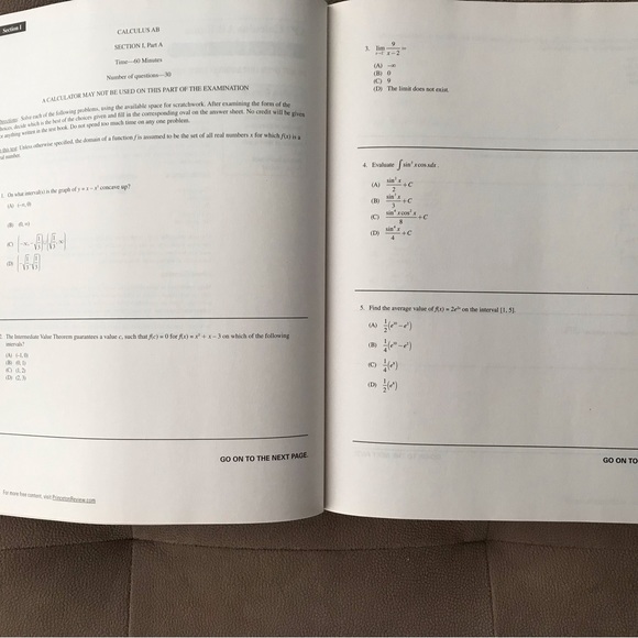 Final sale New The Princeton review AP Calculus AB Premium Prep book 2023 - Picture 4 of 4